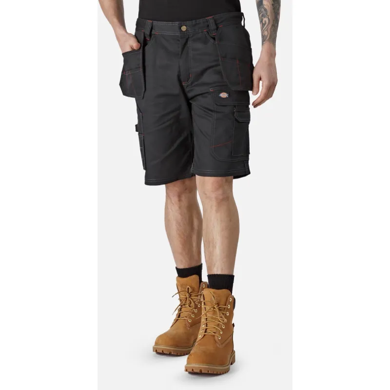 Dickies Mens Redhawk Pro Work Shorts - Black sold by The Foot Factory