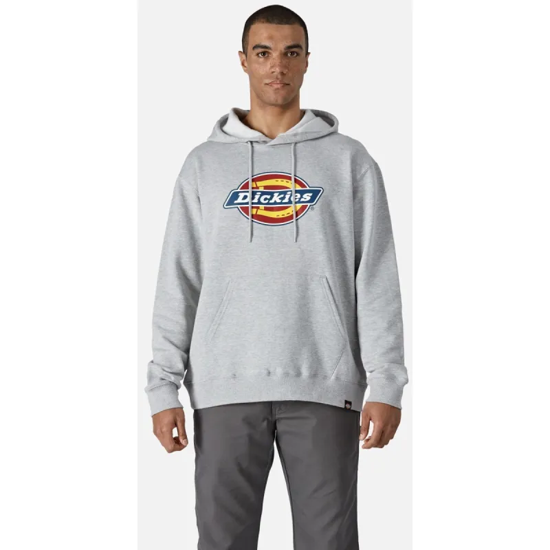 Dickies Mens Logo Graphic Fleece Hoodie - Grey sold by The Foot Factory