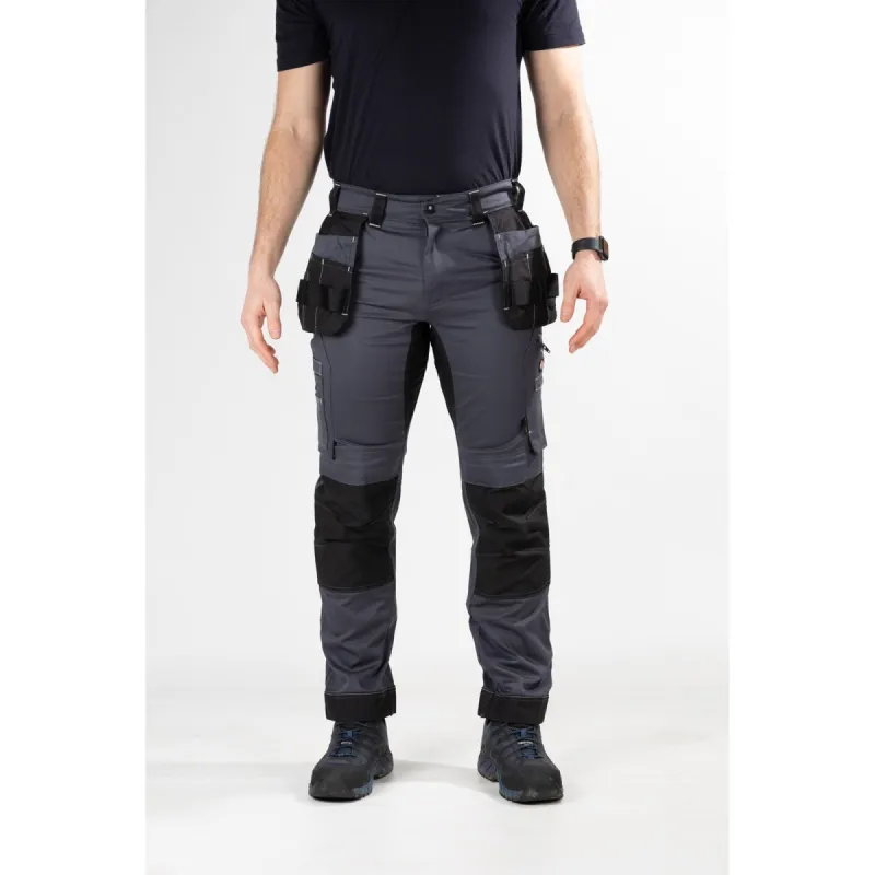 Dickies Mens Holster Universal FLEX Trouser - Grey sold by The Foot Factory