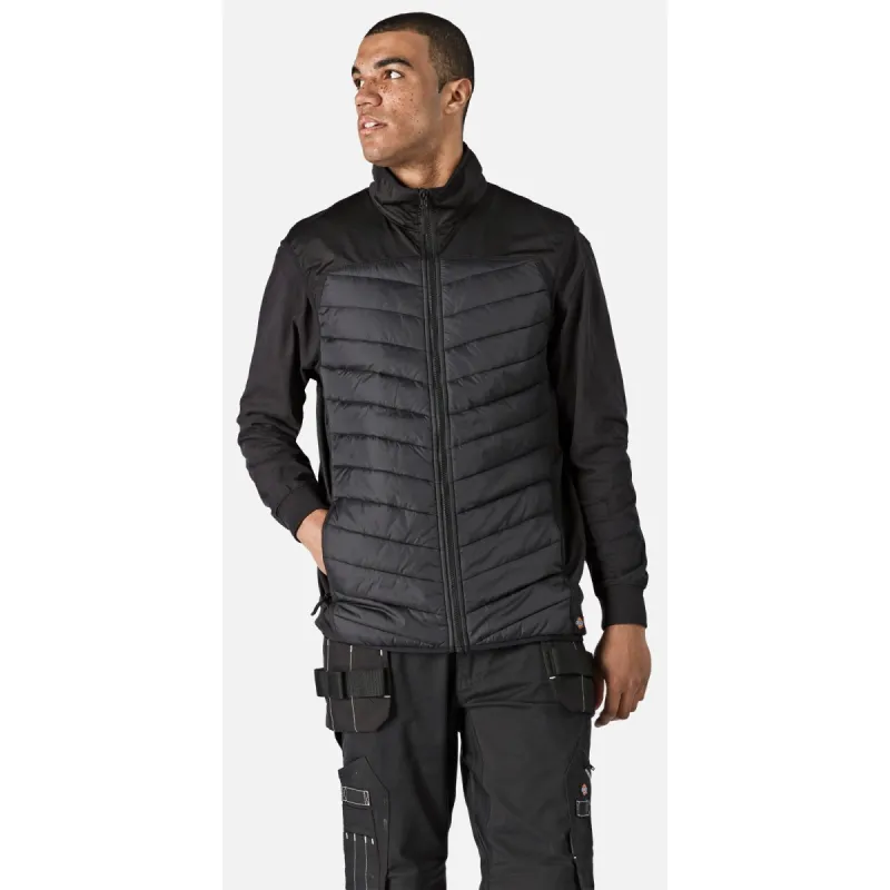 Dickies Mens Generation Hybrid Body Warmer - Black sold by The Foot Factory