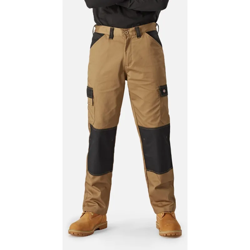 Dickies Mens Everyday Trousers - Khaki sold by The Foot Factory