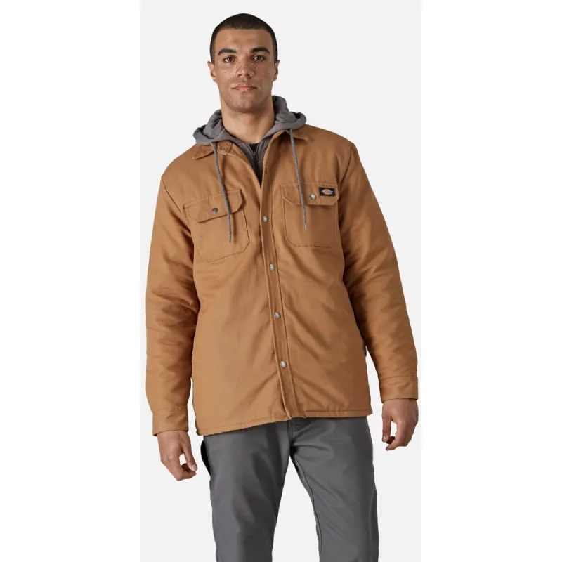 Dickies Mens Duck Shirt Jacket - Brown sold by The Foot Factory