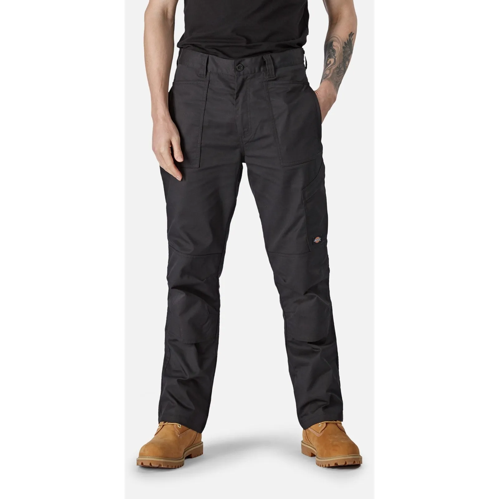 Dickies Mens Action Flex Trouser - Black sold by The Foot Factory