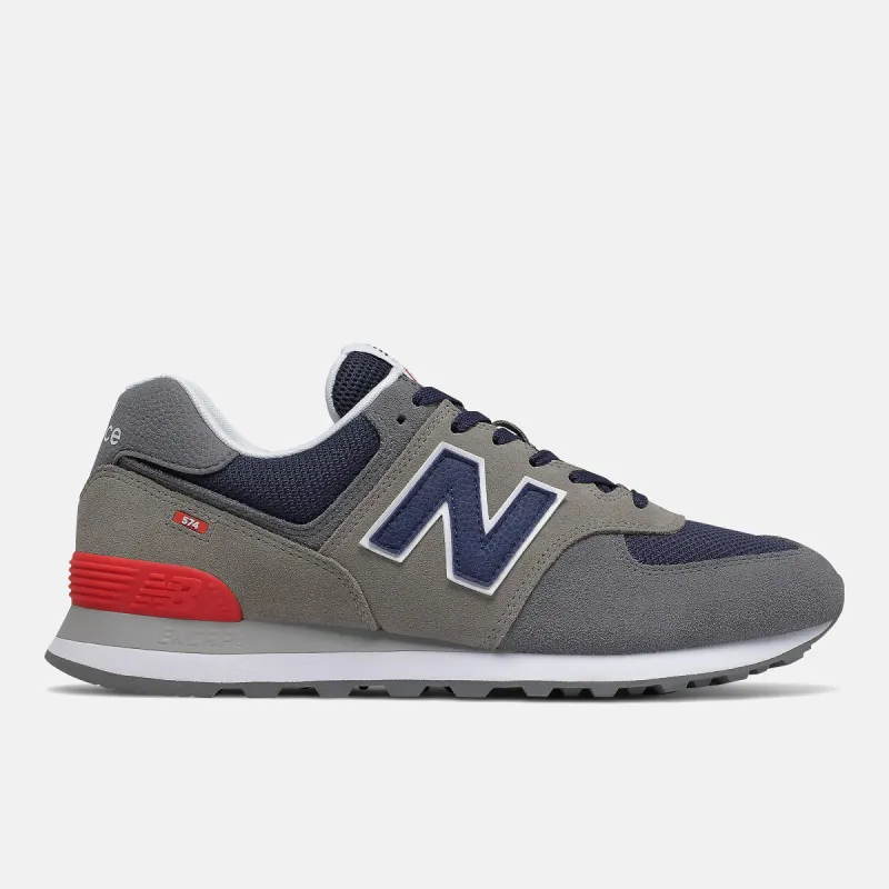 New Balance Mens 574 Fashion Trainers - Grey sold by The Foot Factory