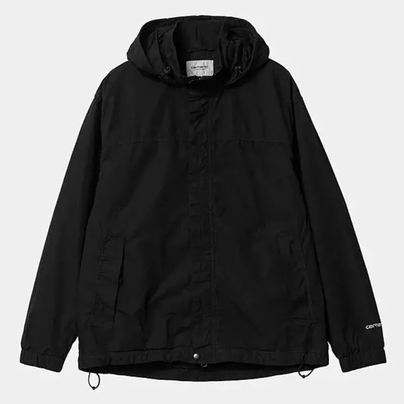 Carhartt WIP Mens Coastal Jacket - Black sold by The Foot Factory
