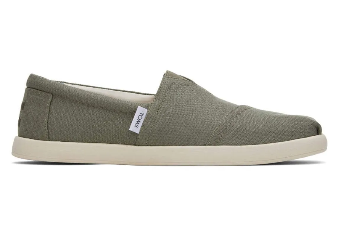 TOMS Mens Alp Fwd Espadrille - Vetiver Grey sold by The Foot Factory