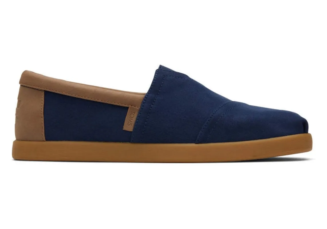 TOMS Mens Alp Fwd Espadrille - Navy Nubuck sold by The Foot Factory