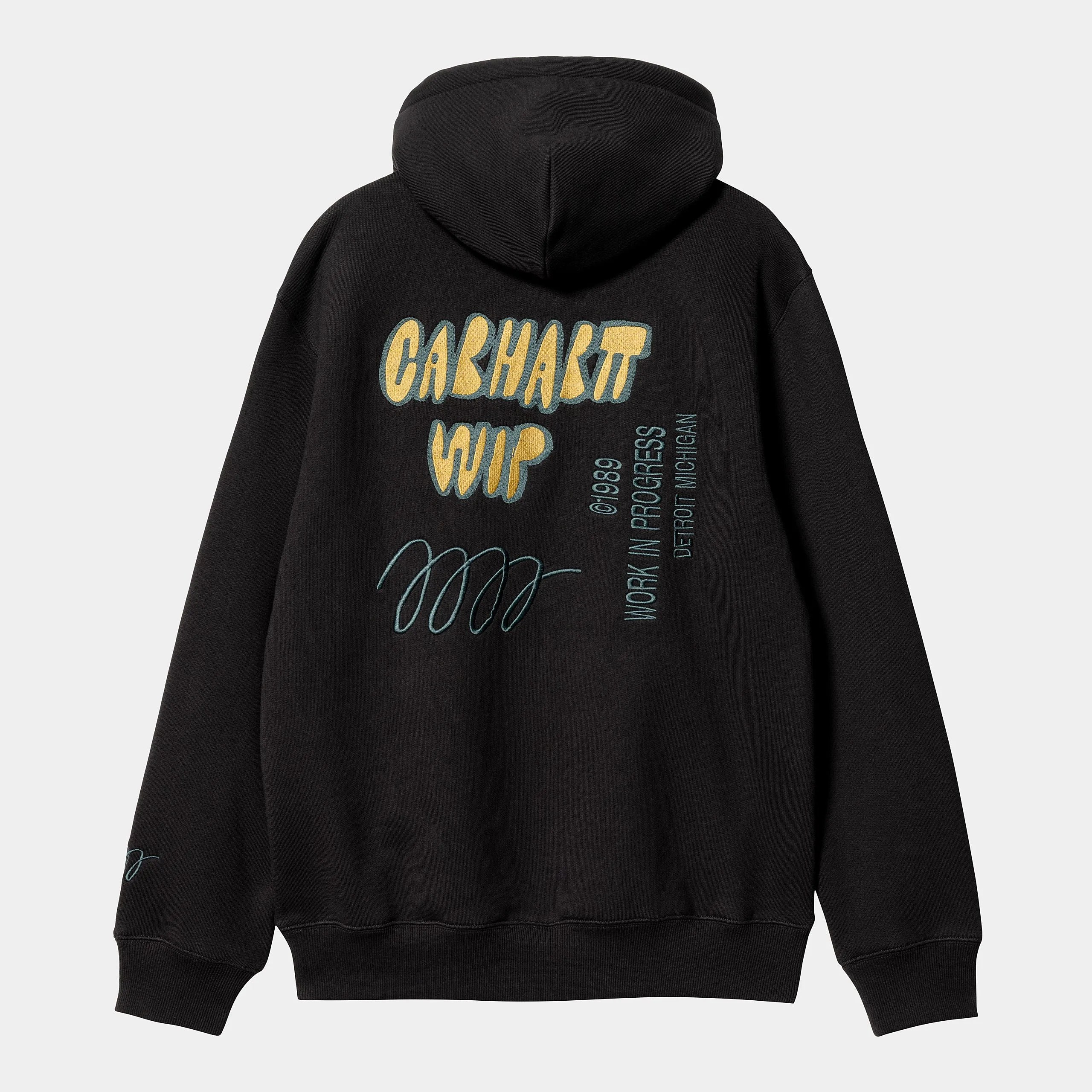 Carhartt WIP Mens Signature Sweat Hoody - Black sold by The Foot Factory product image thumbnail 2