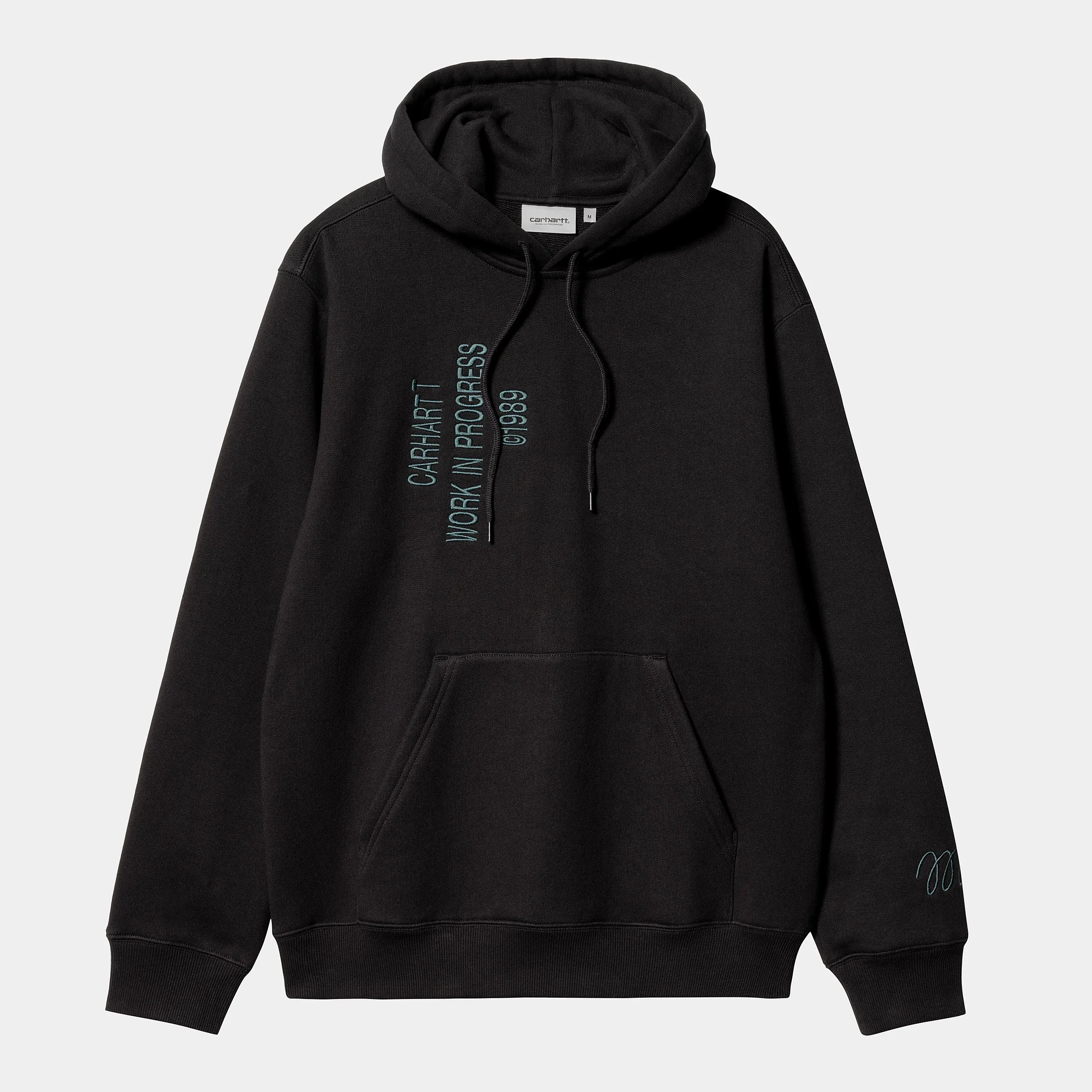 Carhartt WIP Mens Signature Sweat Hoody - Black sold by The Foot Factory