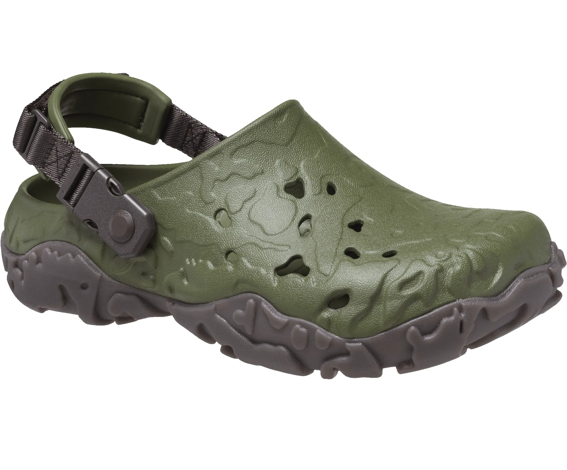 Crocs Unisex All Terrain Atlas Clog - Army Green / Espresso sold by The Foot Factory product image thumbnail 5