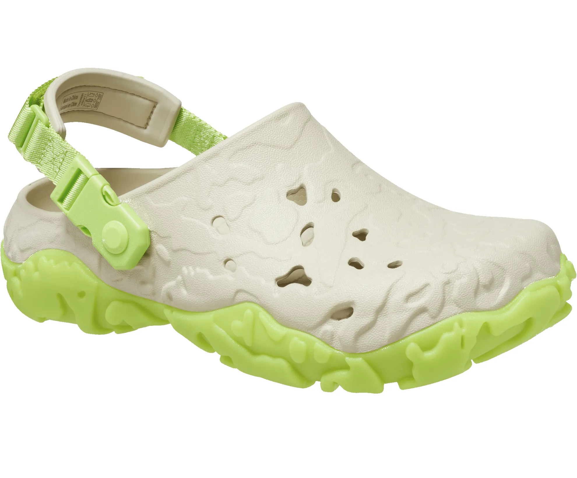 Crocs Unisex All Terrain Atlas Clog - Bone / Lime sold by The Foot Factory product image thumbnail 5