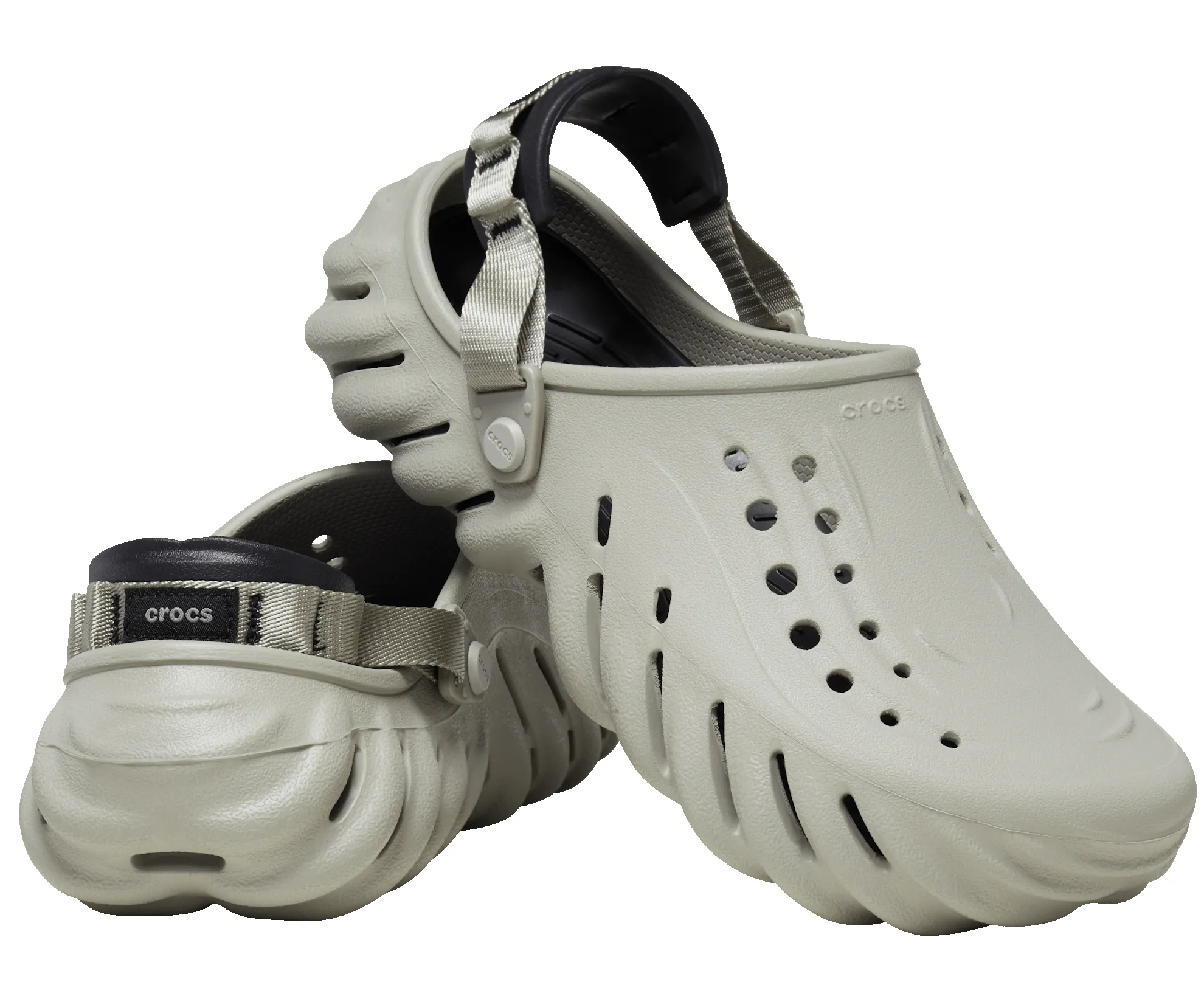 Crocs Unisex Echo Clog - Elephant Grey sold by The Foot Factory product image thumbnail 2