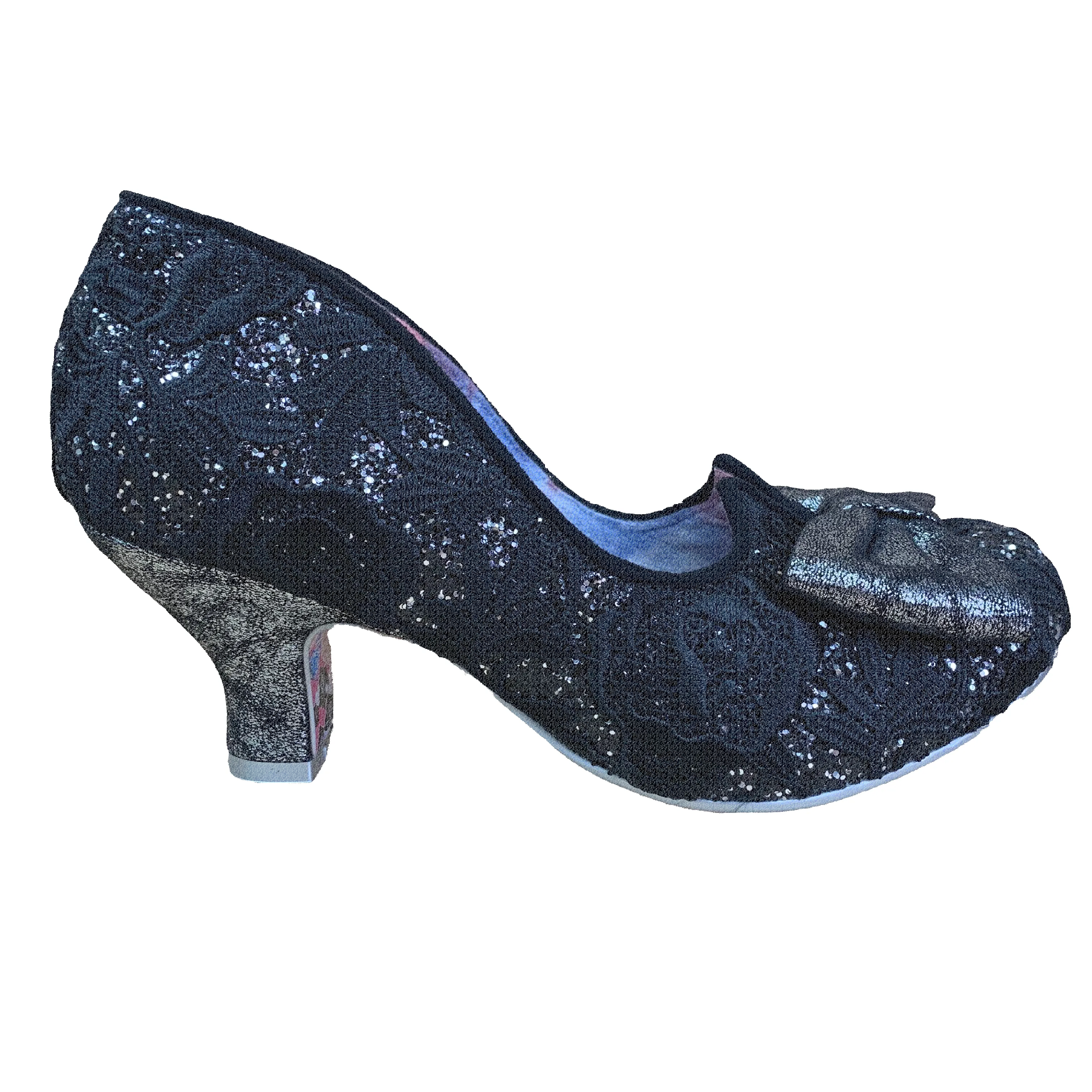 Irregular Choice Womens Dazzle Razzle High Heels - Black sold by The Foot Factory
