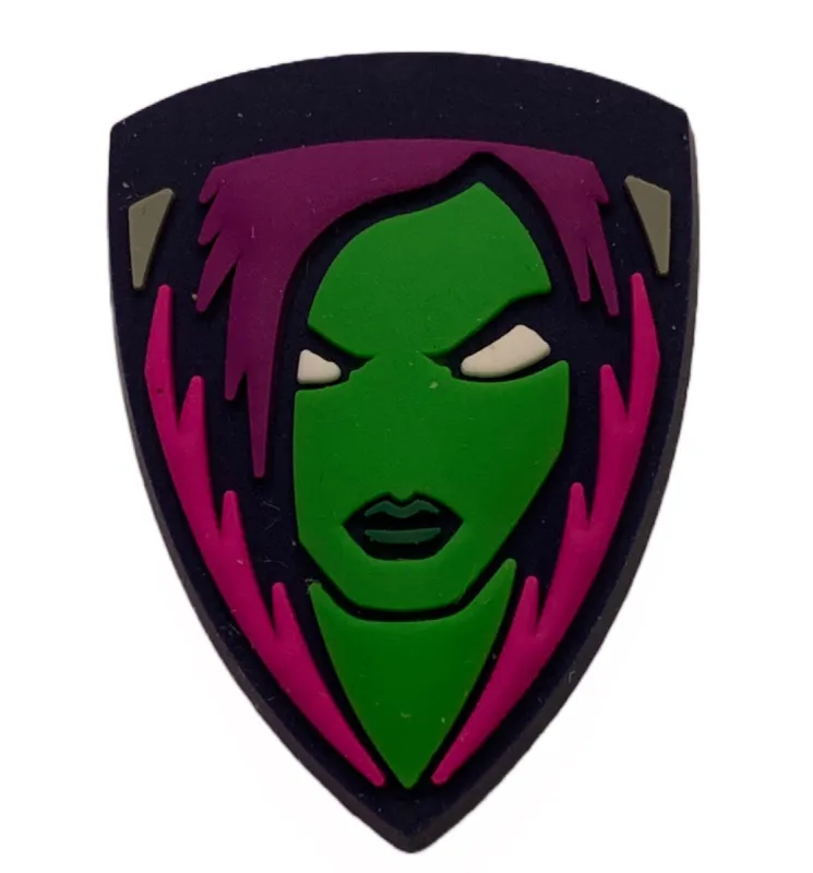 Crocs Jibbitz Guardians of the Galaxy Gamora Charm sold by The Foot Factory