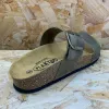 Plakton Womens Alicante Mid Apure Leather Sandal - Khaki sold by The Foot Factory