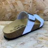 Plakton Womens Alicante Mid Napa Leather Sandal - White sold by The Foot Factory