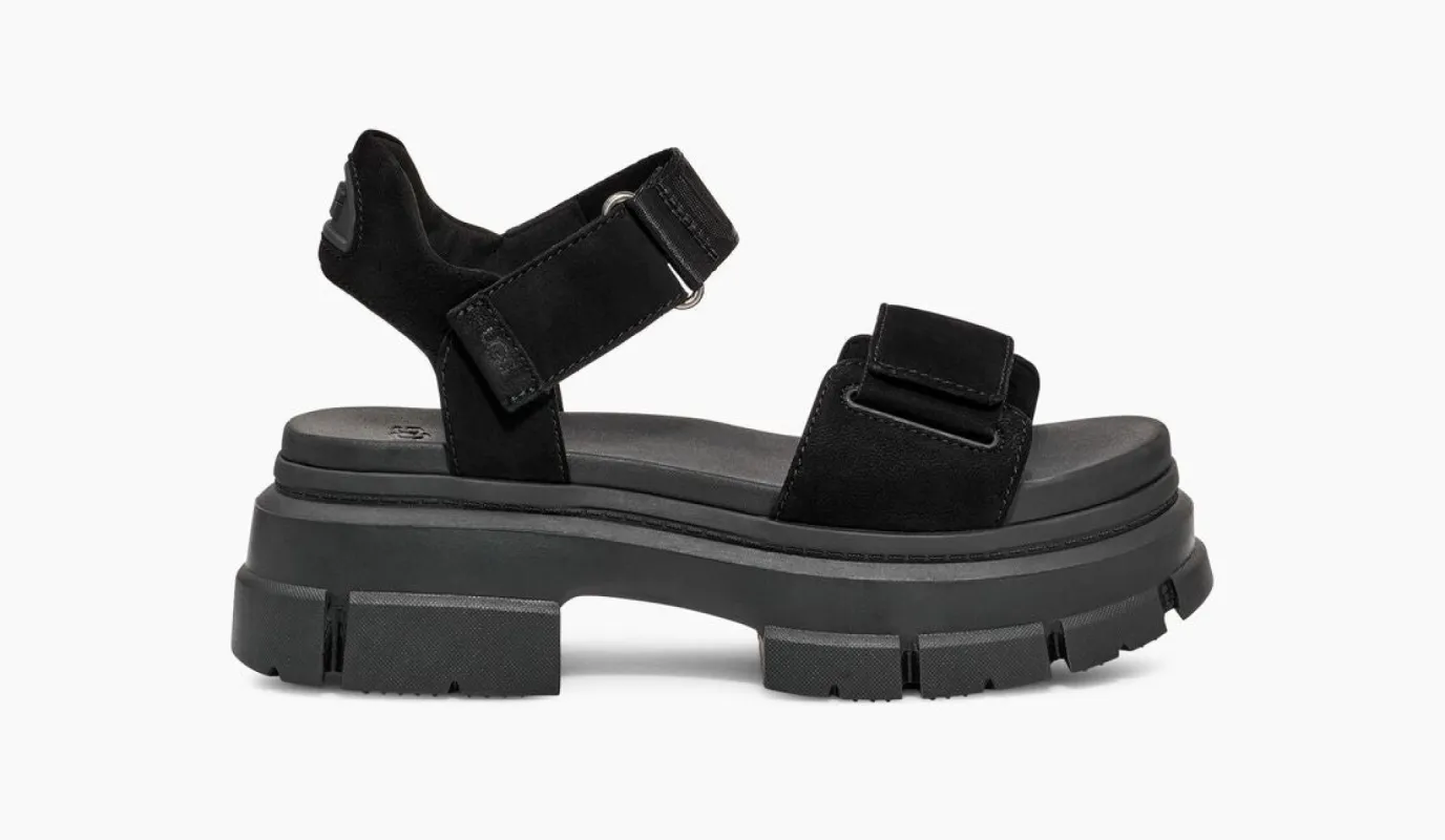 UGG Womens Ashton Ankle Sandal - Black sold by The Foot Factory
