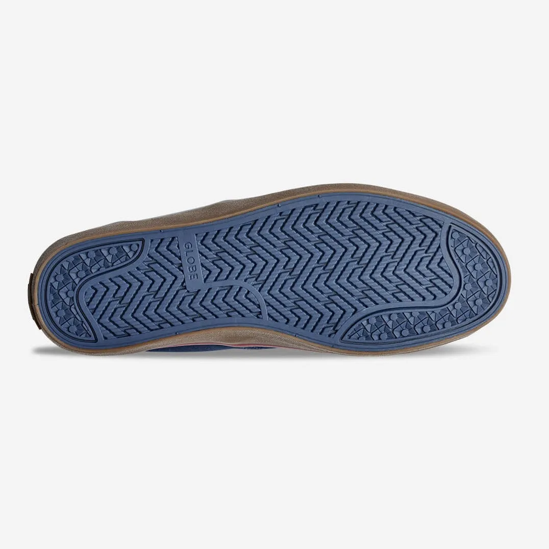 Globe Mens Motley II Suede Trainers - Blue / Gum sold by The Foot Factory product image thumbnail 3