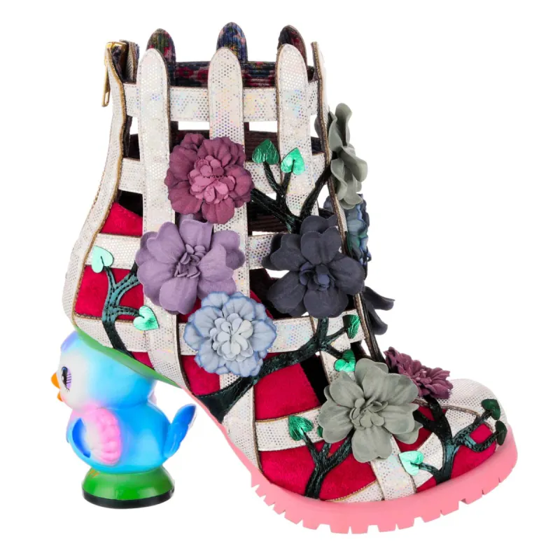 Irregular Choice Womens Garden Fence High Heel - Red sold by The Foot Factory