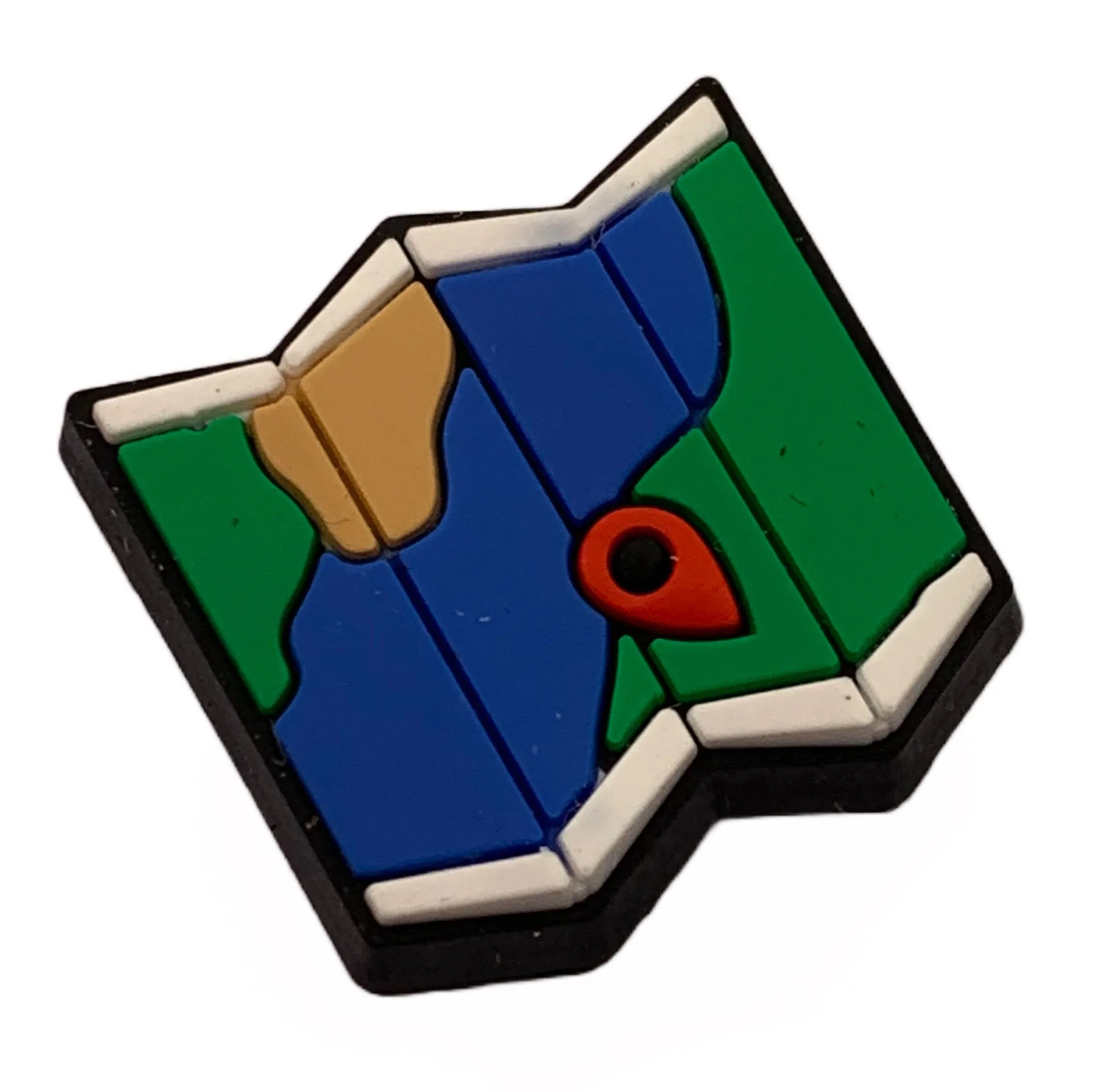 Crocs Jibbitz Map Charm sold by The Foot Factory