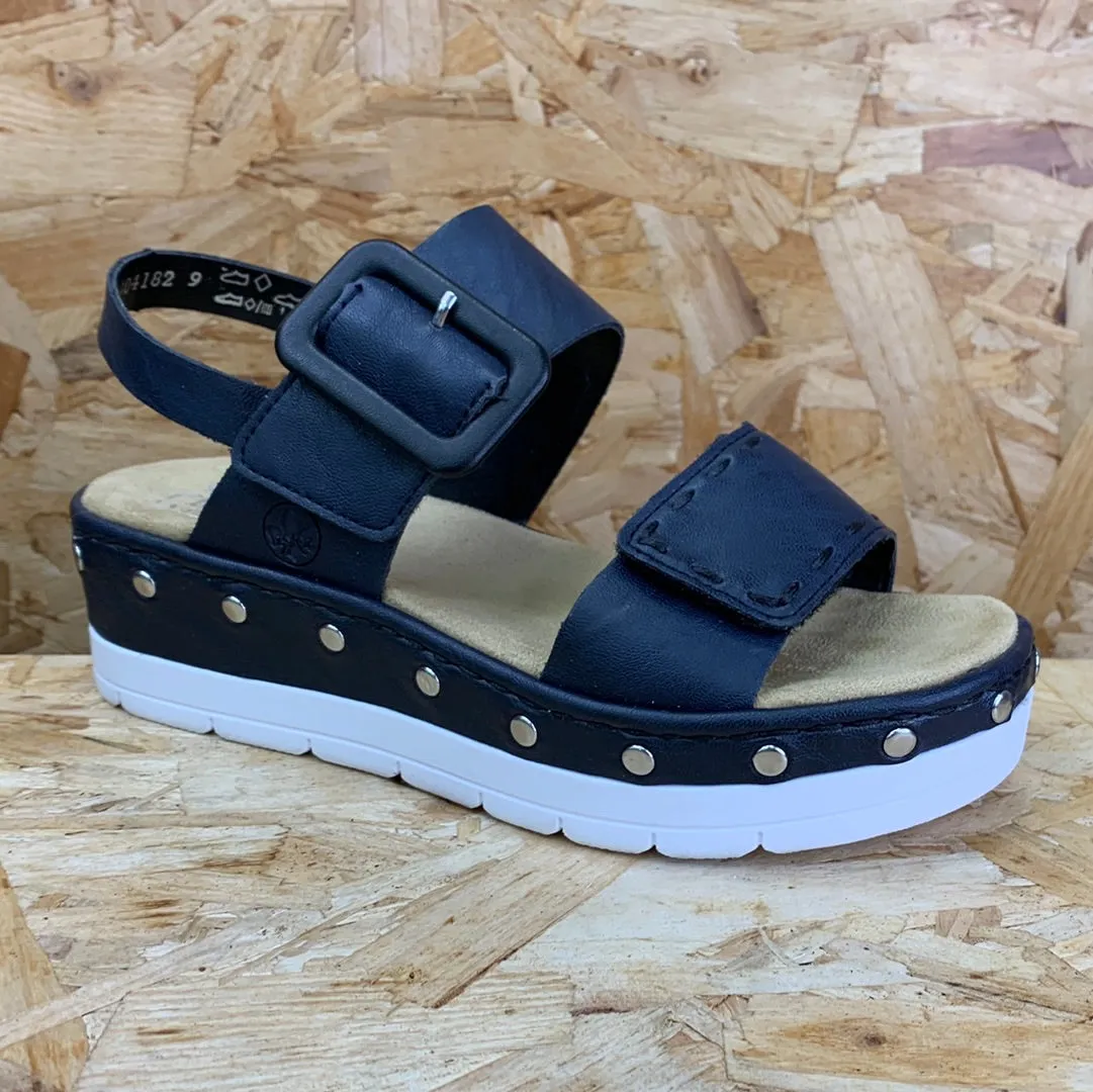 Rieker Womens Fashion Sandal - Blue sold by The Foot Factory product image thumbnail 2