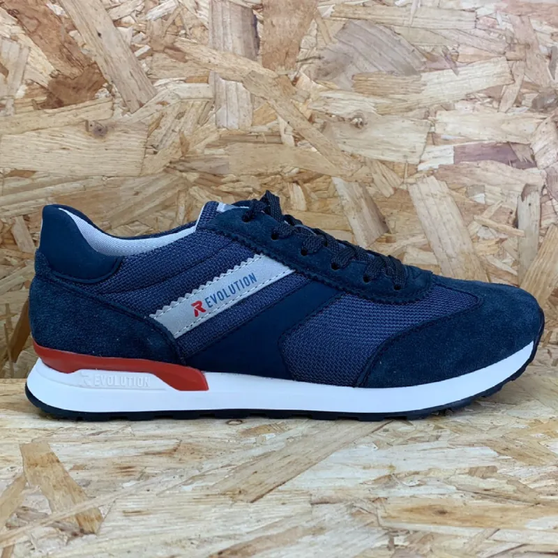 Rieker Mens Revolution Fashion Trainers - Navy sold by The Foot Factory