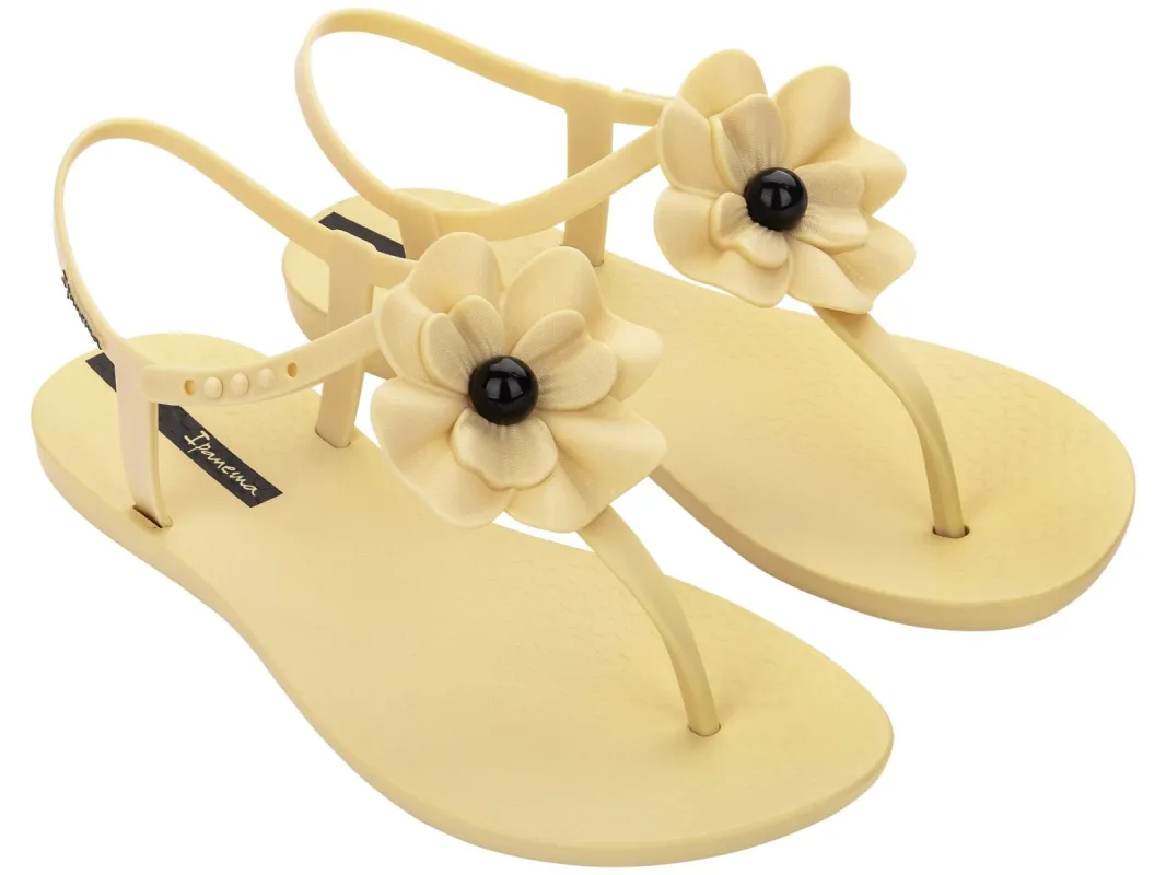 Ipanema Womens Flora Sandals - Lemon Pearl sold by The Foot Factory