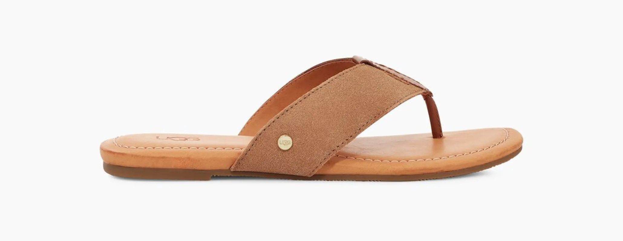 UGG Womens Carey Flip Flop - Chestnut sold by The Foot Factory