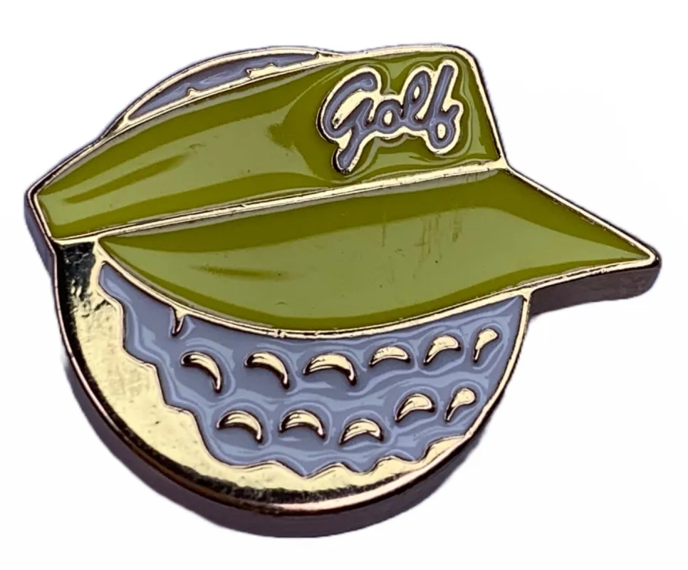 Crocs Jibbitz 19th Hole Golf Visor Charm sold by The Foot Factory
