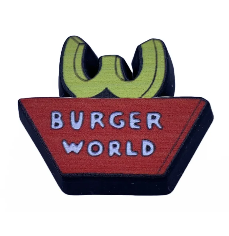 Crocs Jibbitz Beavis and Butthead Burger World Charm sold by The Foot Factory