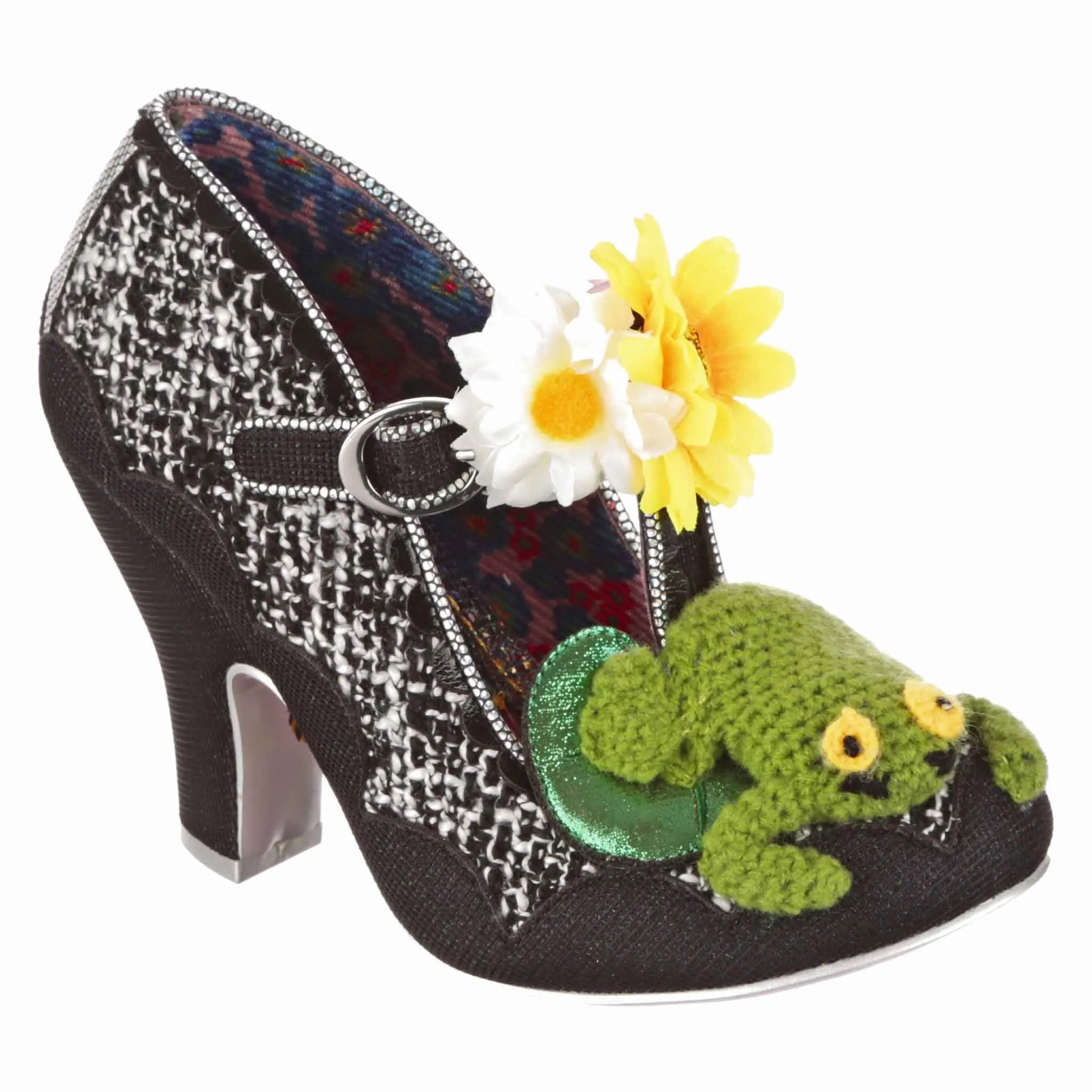 Irregular Choice Womens Lily Leapfrog High Heel - Black sold by The Foot Factory product image thumbnail 2