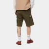 Carhartt WIP Mens Regular Cargo Shorts - Cypress Rinsed sold by The Foot Factory