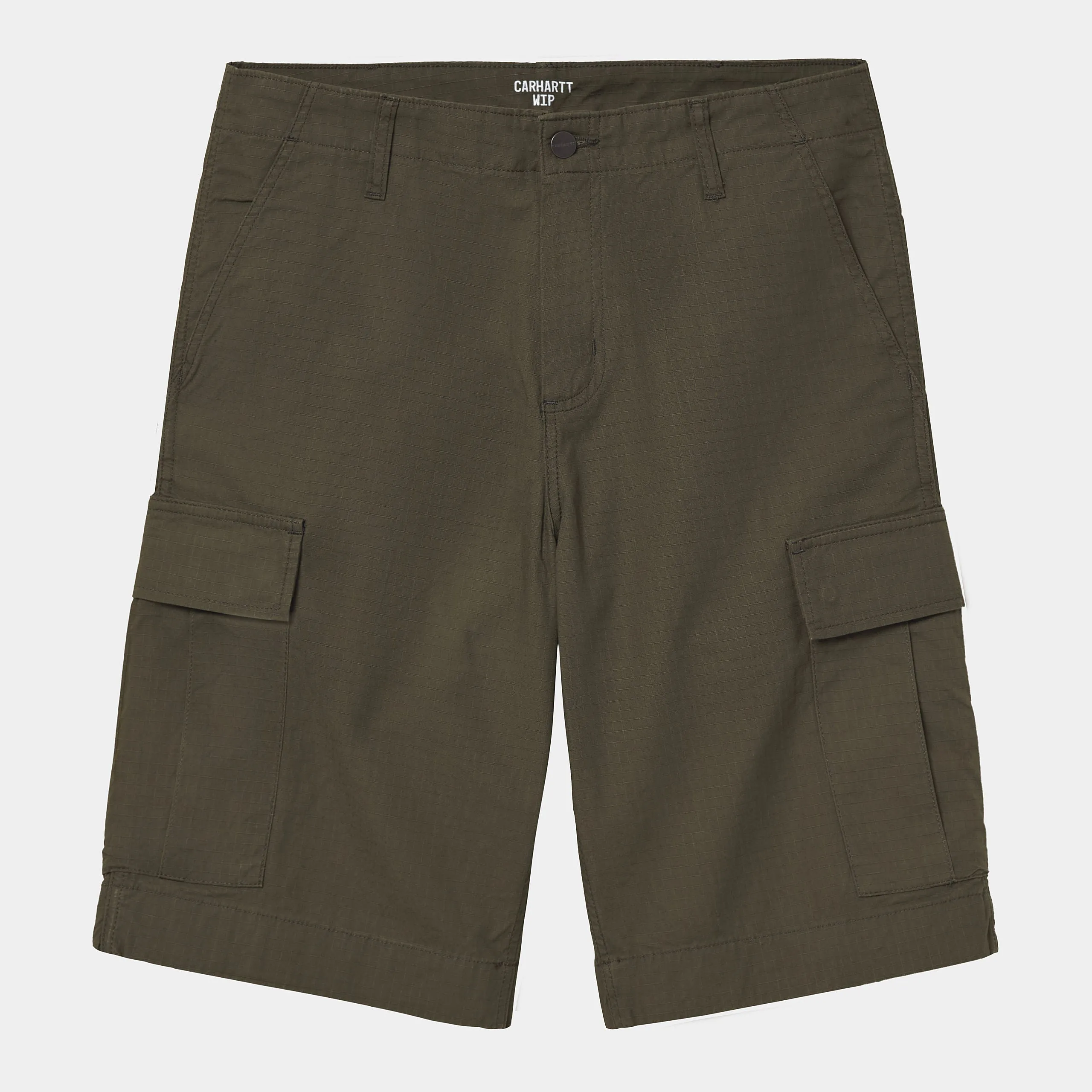 Carhartt WIP Mens Regular Cargo Shorts - Cypress Rinsed sold by The Foot Factory