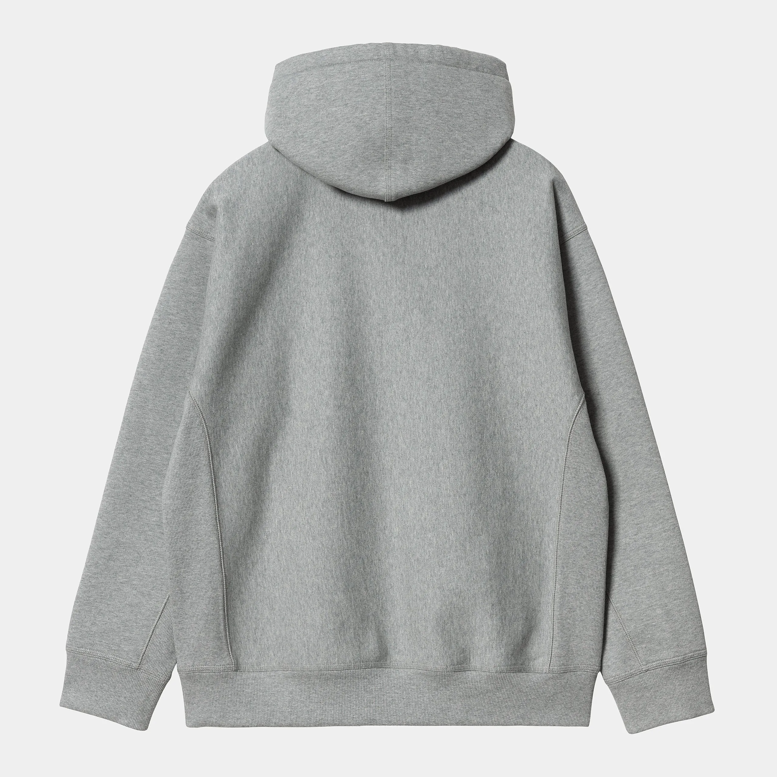 Carhartt WIP Mens American Script Sweat Hoodie - Grey Heather sold by The Foot Factory product image thumbnail 2