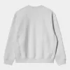 Carhartt WIP Mens American Script Sweat Top - Ash Heather sold by The Foot Factory