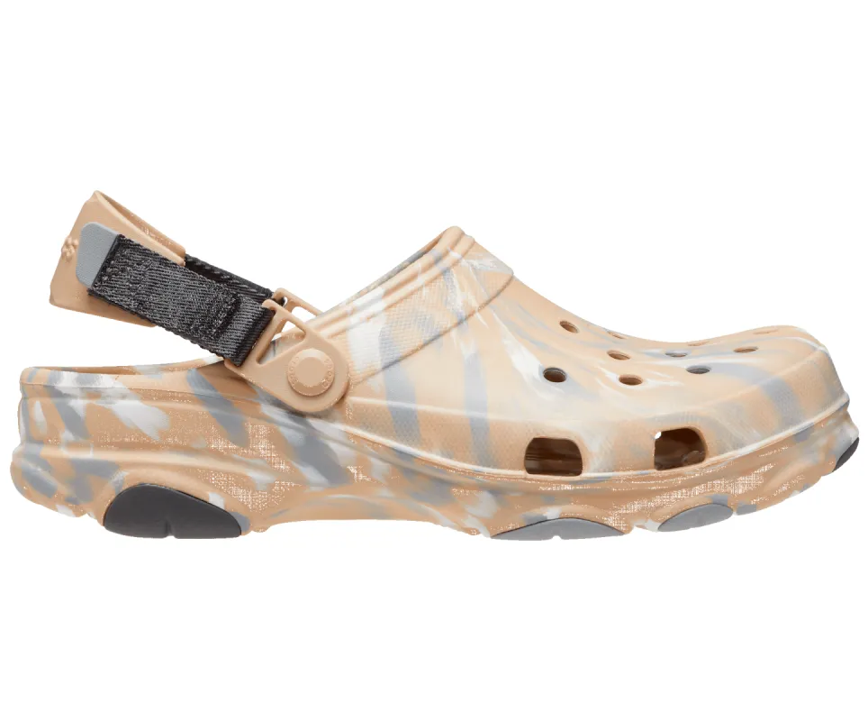 Crocs Unisex All-Terrain Marbled Clog - Chai sold by The Foot Factory
