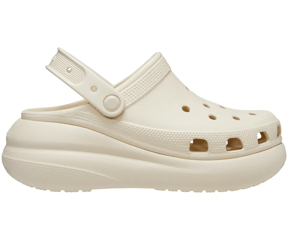 Crocs Unisex Classic Crush Clog - Bone sold by The Foot Factory