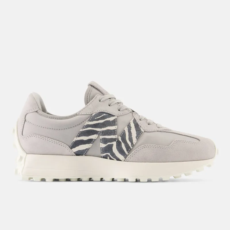 New Balance Womens 327 Fashion Trainers - Grey Zebra sold by The Foot Factory