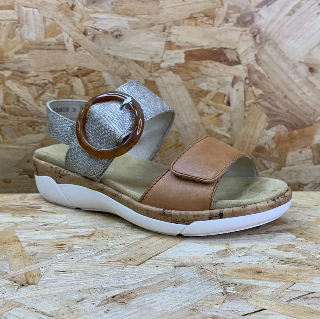 Remonte Womens Fashion Sandal - Metallic sold by The Foot Factory product image thumbnail 2