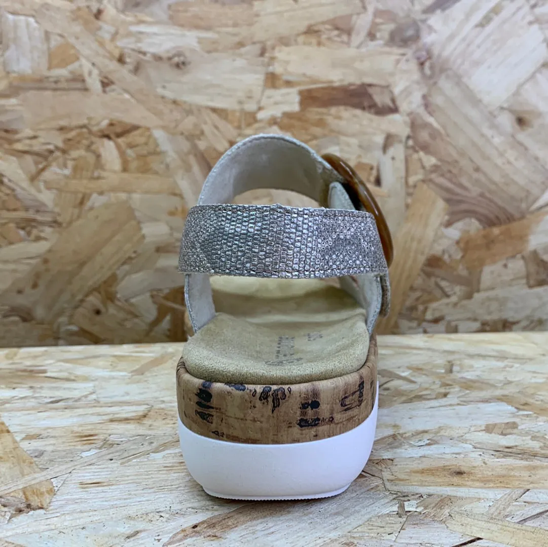 Remonte Womens Fashion Sandal - Metallic sold by The Foot Factory product image thumbnail 5