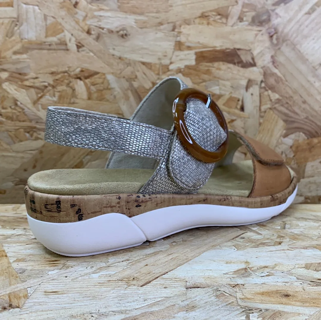 Remonte Womens Fashion Sandal - Metallic sold by The Foot Factory product image thumbnail 4