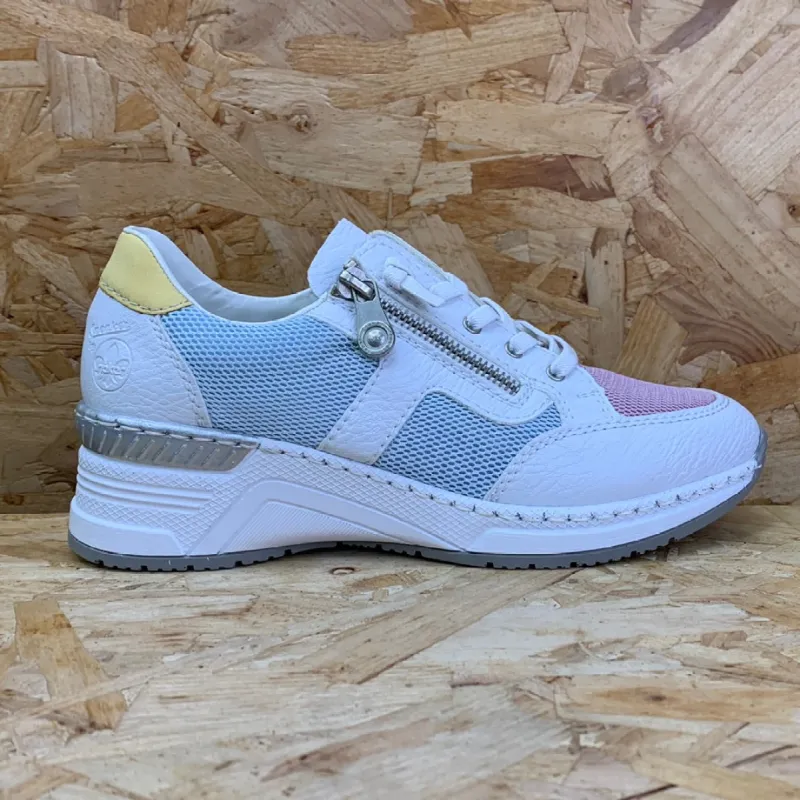 Rieker Womens Revolution Fashion Trainers - White sold by The Foot Factory