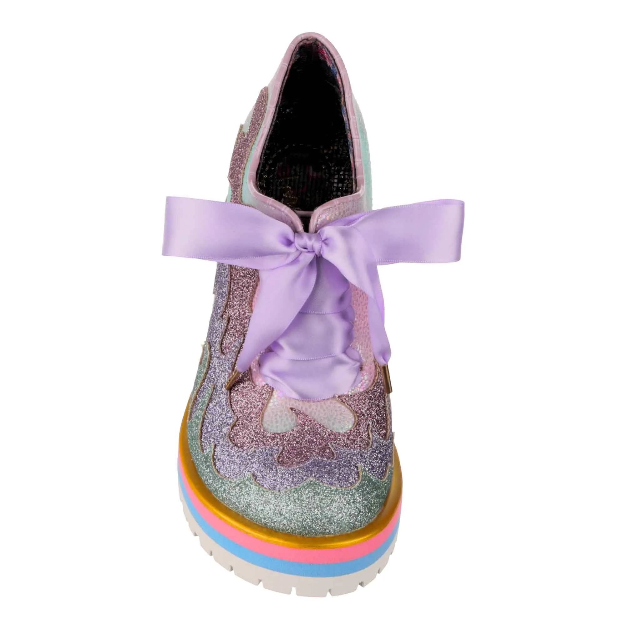 Irregular Choice Womens Flaming Hot High Heel - Lilac sold by The Foot Factory product image thumbnail 4