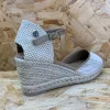 Refresh Womens Fashion Wedge Sandals - Taupe sold by The Foot Factory