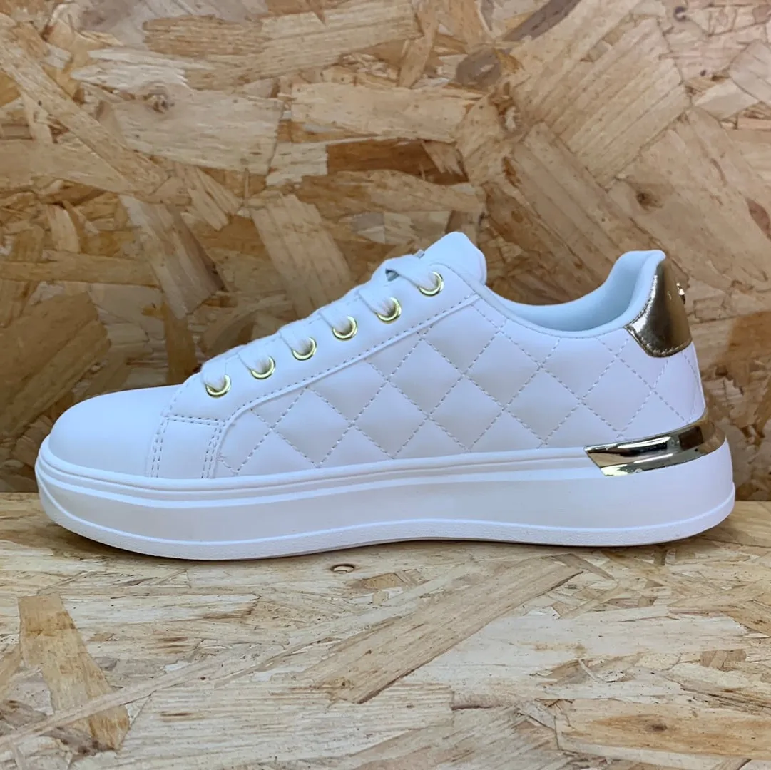 Xti Womens Fashion Trainers - White sold by The Foot Factory product image thumbnail 3