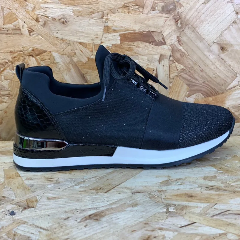 Remonte Womens Fashion Trainers - Black sold by The Foot Factory