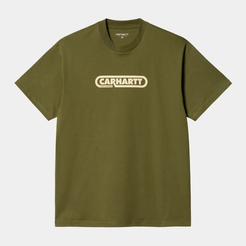 Carhartt WIP Mens Fuse Short Sleeve T-Shirt - Kiwi / Citron sold by The Foot Factory
