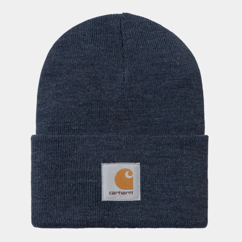 Carhartt WIP Unisex Acrylic Watch Hat - Atom Blue Heather sold by The Foot Factory