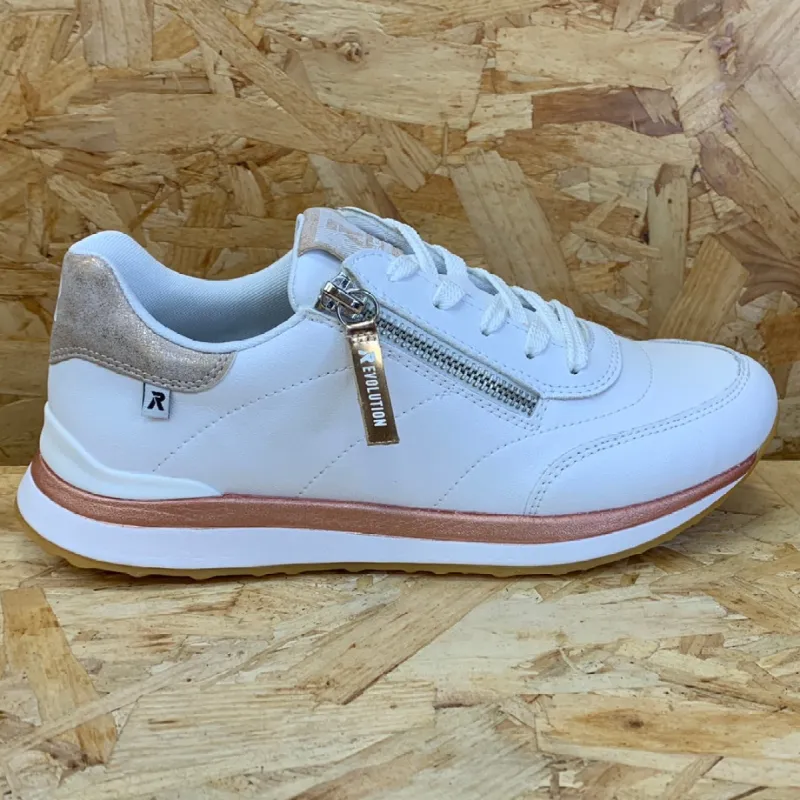 Rieker Womens Revolution Fashion Trainers - White sold by The Foot Factory
