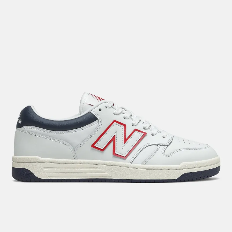 New Balance Mens Basket Ball Fashion Trainers - White / Red sold by The Foot Factory